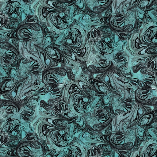 [Y4482-104] Faboolous Marbling Teal