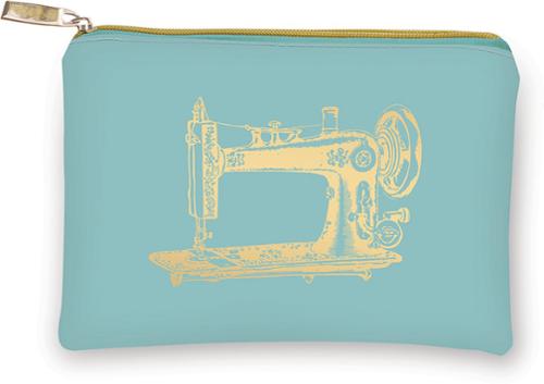 [1005 96] Glam Bag Foil Vintage Sewing Machine