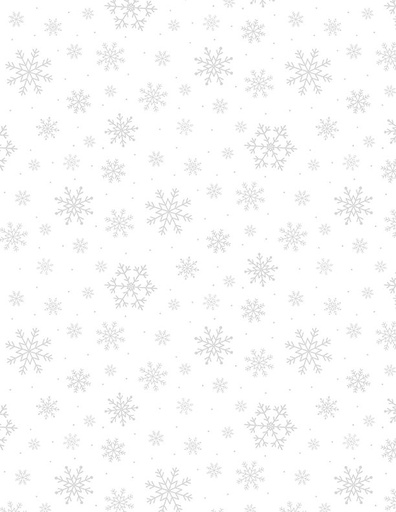 [1817 39169 100] Stocking Stuffers 2 Snowflakes White On White