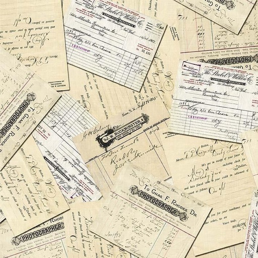 [DCX11884-CREM-D] Old Receipts