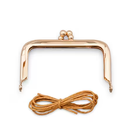 [ZW6288] Rose Gold Classic Coin Purse Clasp