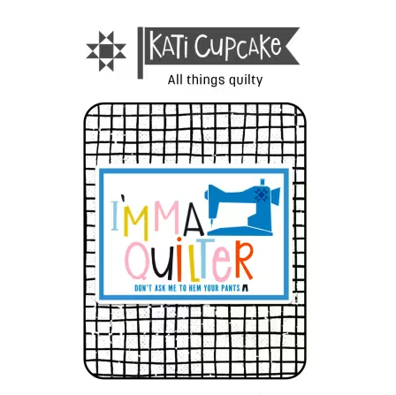 [KC295] I'mma Quilter Sticker