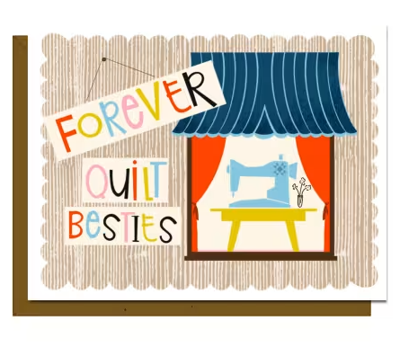 [KC296] Forever Quilt Besties Card
