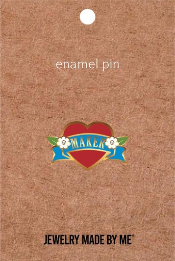 [AA30P25306] Maker Heart Enamel Pin