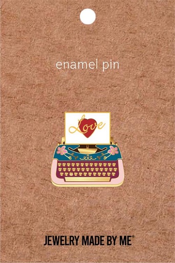 [AA30P25308] Typewriter Enamel Pin