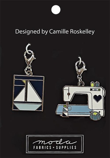 [TB203] Sailboat Sew Zipper Pull