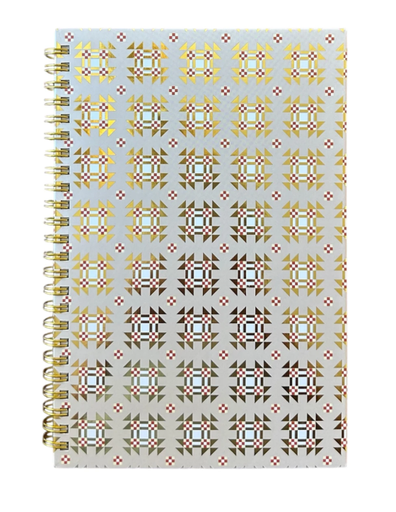 [BQ-SPCQYF] Classic Quilts Spiral Notebook Young Man's Fancy