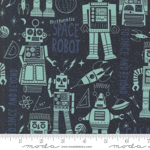 [20951 15] 3-2-1 Blast Off Robots Night Sky