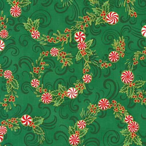 [SRKM-22947-274 PINE] Holiday Flourish Peppermint Twist Pine