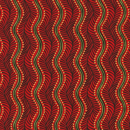 [SRKM-22950-113 CRANBERRY] Holiday Flourish Peppermint Twist Cranberry