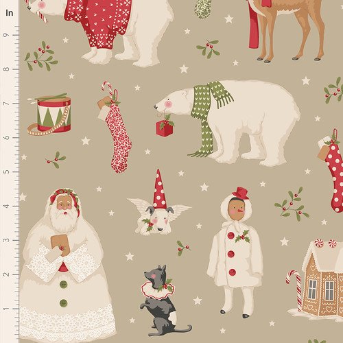 [TIL100640] Tilda Merry Little Christmas Winterfriends Clay