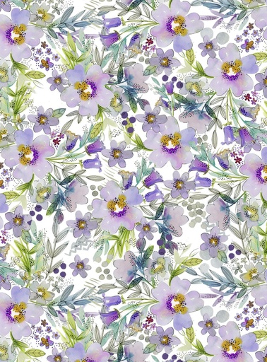 [3WI23702-WHT-CTN-D] Lost In Paris Fleur Du Jour