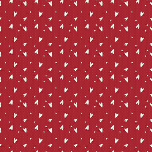 [C16874-RED] Love You Always Hearts Red