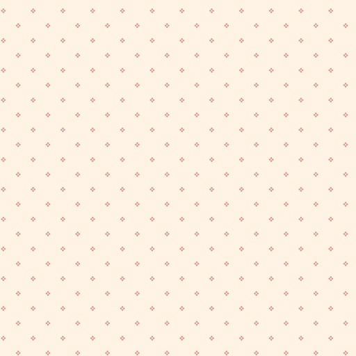 [C17294-CREAM] Rose & Violet's Bouquet Dots Cream