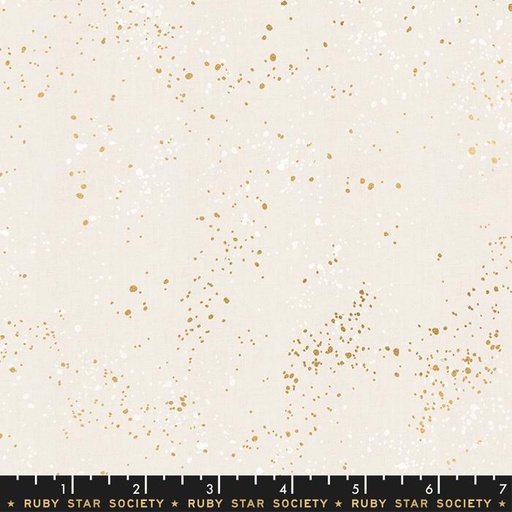 [RS5027 14M] Speckled Metallic White Gold