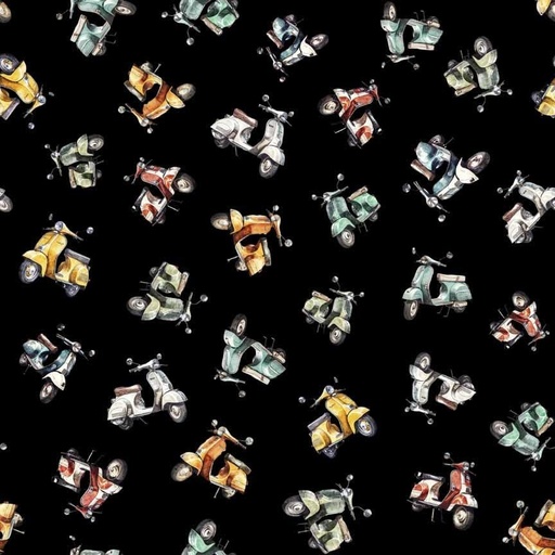 [2600 30534 J] Globetrotter Scooters Black