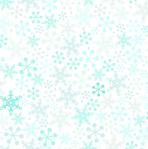 [2600 31067 Z] Gnome For The Holidays Snowflakes White
