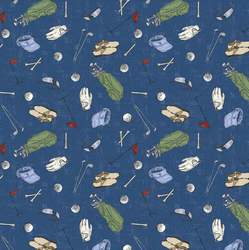 [Y4782-89] Tee Time! Golf Gear Dark Denim