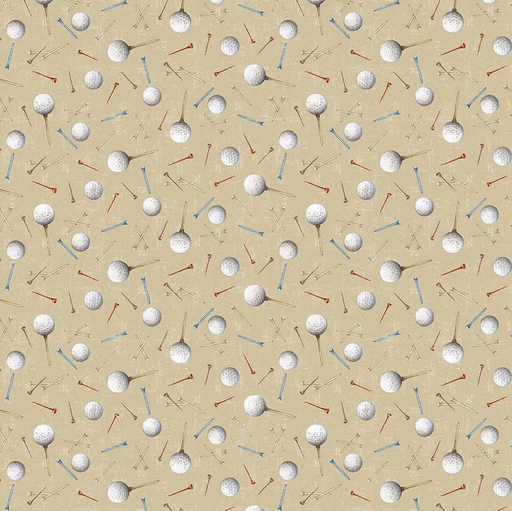 [Y4785-60] Tee Time! Golf Balls & Tees Dark Butter