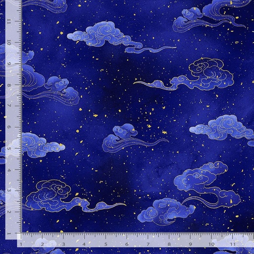 [LOTUS-CM3993 SAPPHIRE] Moonlight Metallic Wave Clouds