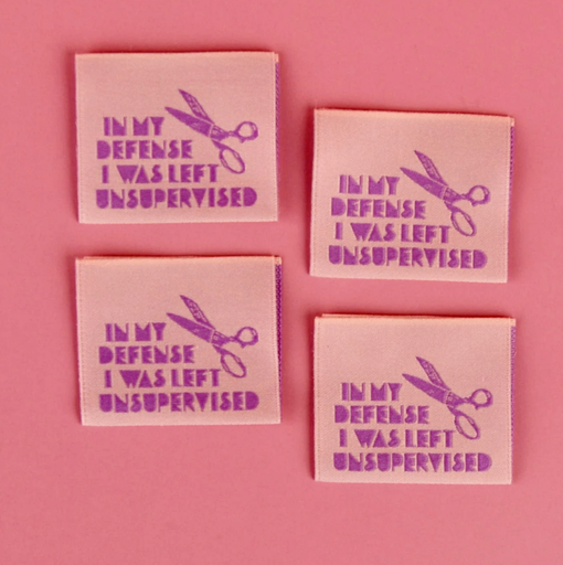 [KC375] In My Defense Sewing Label