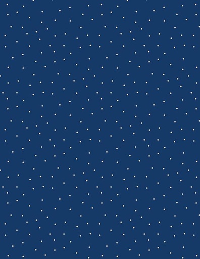 [1817-39131-491] Essentials Pindots Navy/Whit*