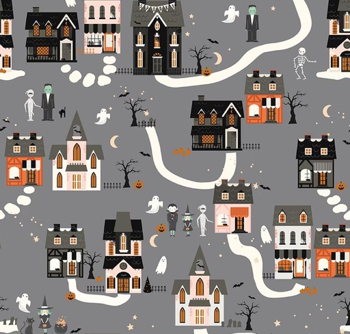 [C17471-GRAY] Frank and Friends Houses Gray