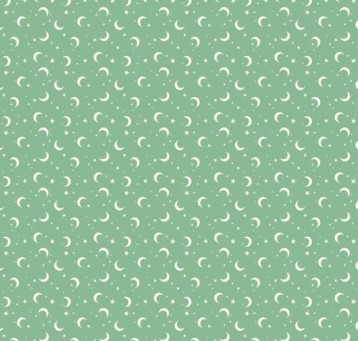 [C17477-GREEN] Frank and Friends Moon and Stars Green