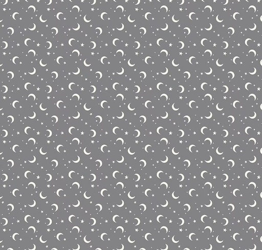 [C17477-GRAY] Frank and Friends Moon and Stars Gray