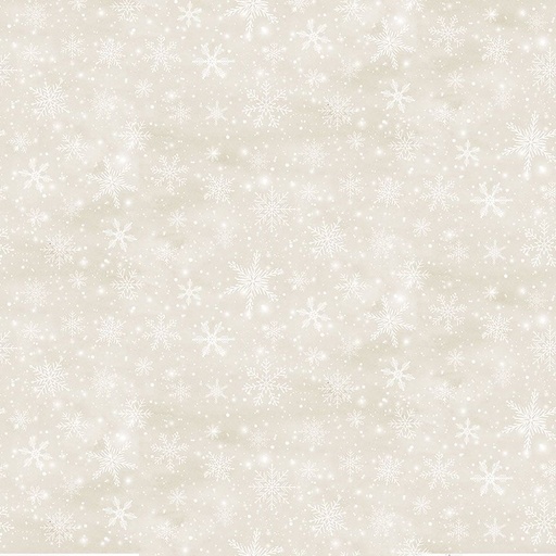 [KATIE-CD3700 NATURAL] Winter Wonderland Snowflakes
