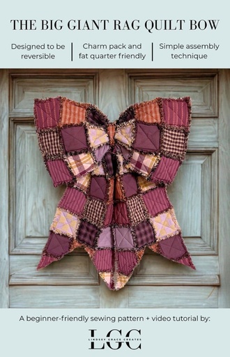 [LGC-TBGRQB] The Big Giant Rag Quilt Bow