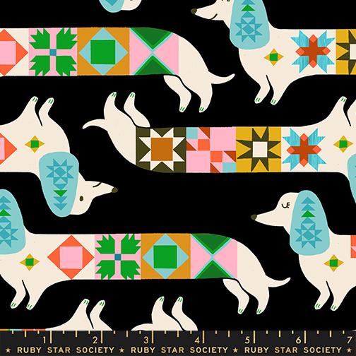 [RS5213 13] 1-800-Notion Quilty Dog Soft Black