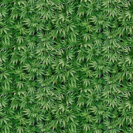 [CD8884-GREEN] Green Mini Cannabis