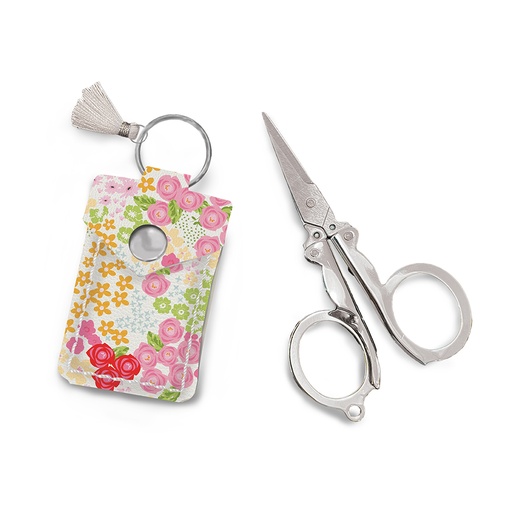 [STLR-37631] Leather Scissor Pouch Picnic Florals