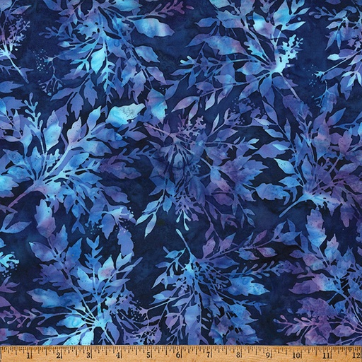 [X2646 424-SALVIA] Bali Batik Leafy