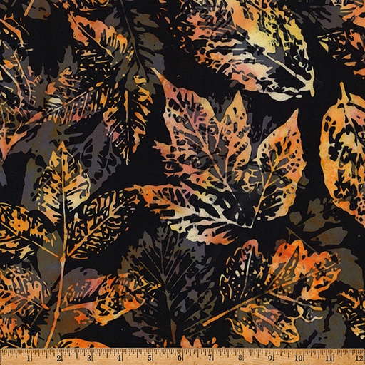[X2650 595-OCTOBER] Bali Batik Xray Leaves