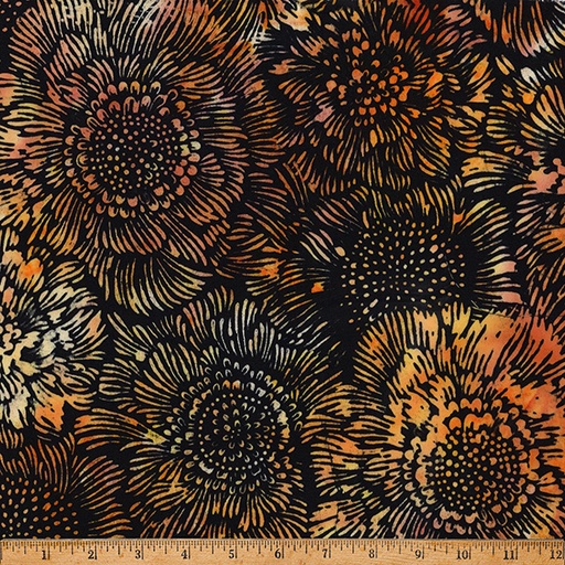 [X2660 595-OCTOBER] Bali Batik Anemone Flowers