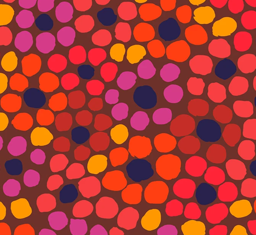 [PWBM077-WARM] Kaffe Fassett Flower Dot Warm
