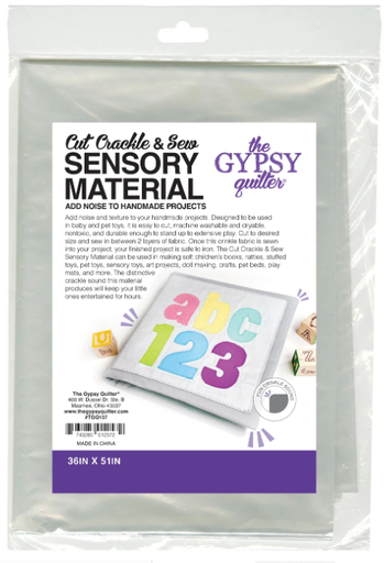 [TGQ137] Cut Crackle and Sew Sensory Material