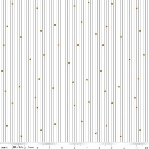 [SC10847-GOLD] Spotted Stripes Gold