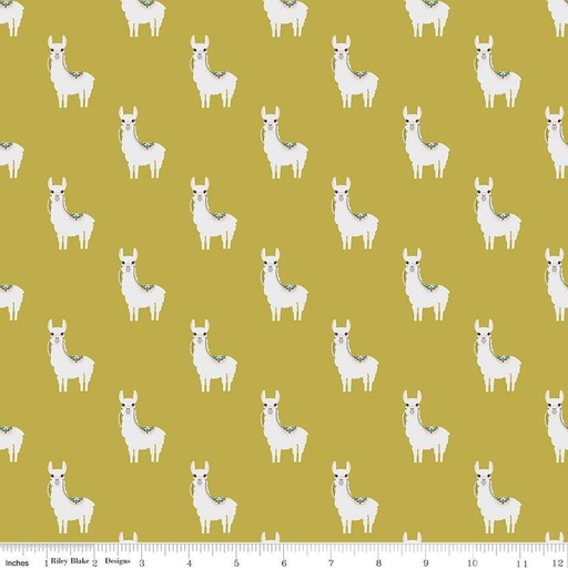 [C11541-CITRON] Hibiscus Alpacas Citron