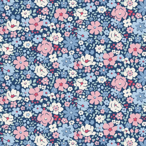 [TIL100699] Tilda Village Life Esther Blue