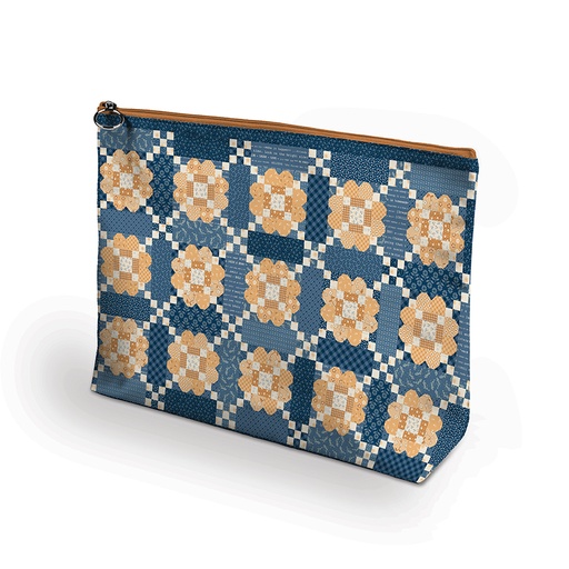 [ST-50847] Lori Holt Denim & Daisy Vinyl Project Bag