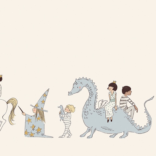 [C18306-CREAM] Story Land Magic Parade Border