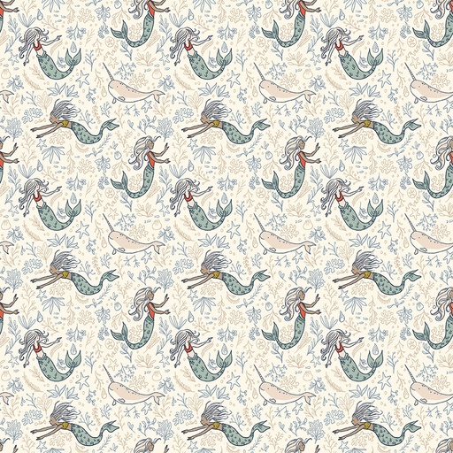 [C18302-CREAM] Story Land Mermaids Cream