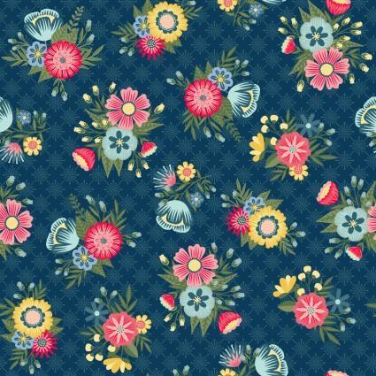 [MAS10331-N] Vintage Flora Lattice Floral