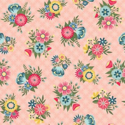 [MAS10331-P] Vintage Flora Lattice Floral