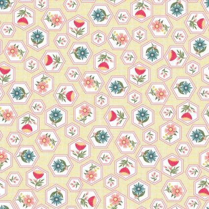 [MAS10332-S] Vintage Flora Honeycomb Flower