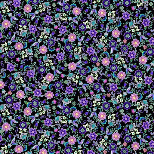 [EMPRESS-CM2124 BLACK] Empress Ditsy Flower