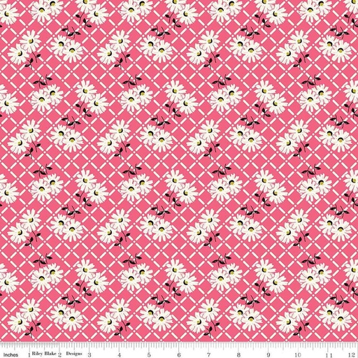 [C13391-BERRY] Adel In Summer Trellis Berry